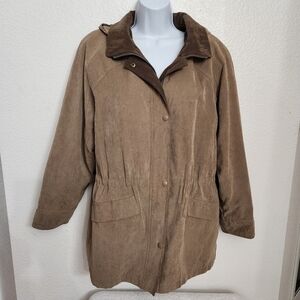 Gallery women's jacket 90's size medium brown